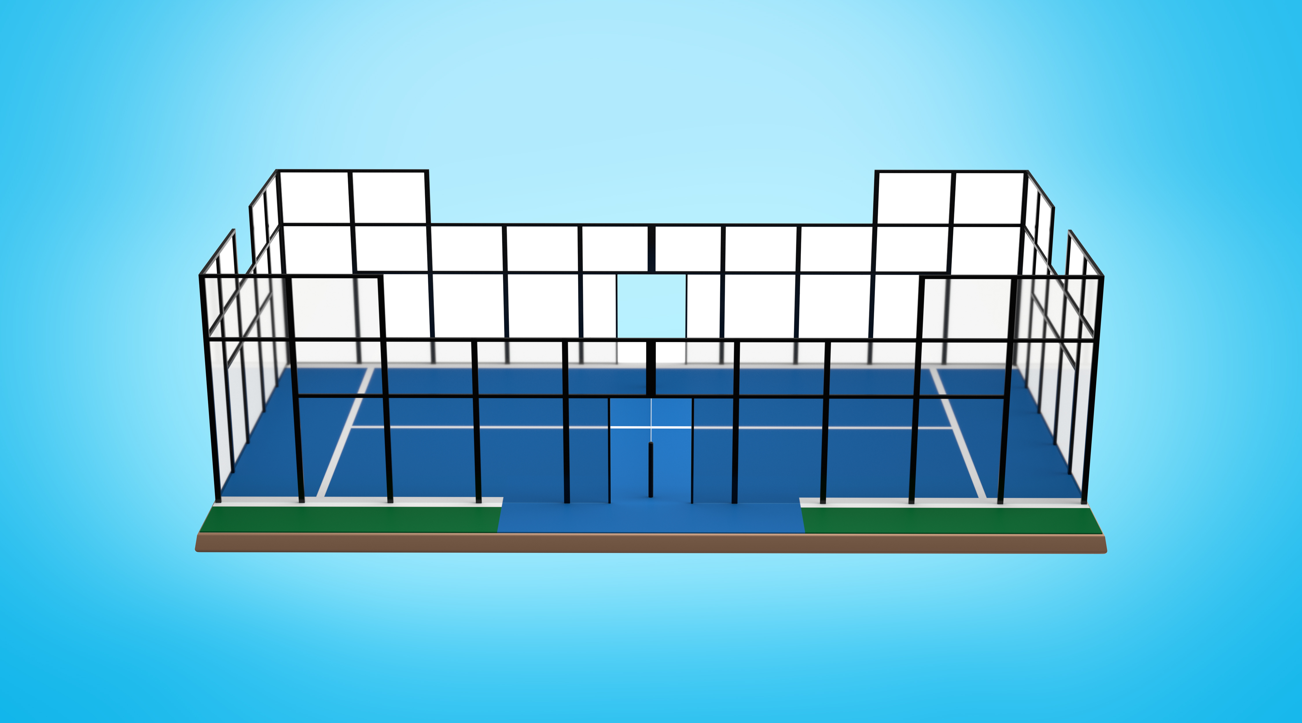 Unipadel 360 Arena Sidoarjo — 1 lapangan 360 panoramic